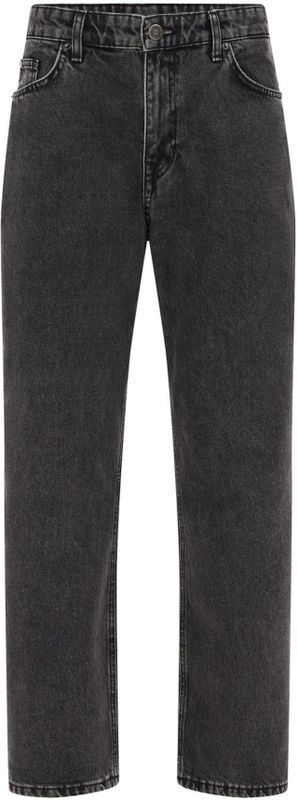 WE Fashion - Loose Fit Jeans - Donkergrijs - Vijf Zakken - Wijde Pijpen