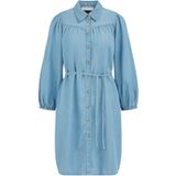 WE Fashion - Blue Ridge - Blousejurk - Lichtblauw - Lyocell - Lange Mouwen