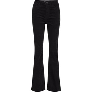 WE Fashion - Flared Broek - Ribstof - Regular Fit - 5-Pocket Design