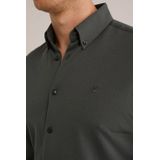 WE Fashion Heren tall fit overhemd van piquéjersey
