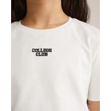 WE Fashion - T-shirt - Ecru - Regular Fit - Katoen