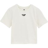 WE Fashion - T-shirt - Ecru - Regular Fit - Katoen