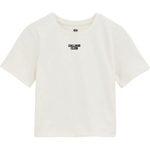 WE Fashion - T-shirt - Regular Fit - Meisjes - Met Opdruk