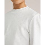 WE Fashion - Shirt - Lichtbeige - Lange Mouw - Normale Pasvorm