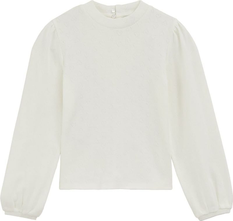 WE Fashion - Shirt - Lichtbeige - Lange Mouw - Normale Pasvorm