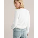 WE Fashion - Gebreid Vest - Wit