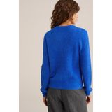 WE Fashion - Gebreid Vest - Blauw
