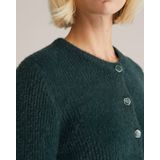 WE Fashion - Gebreid Vest - Donkergroen