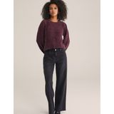 WE Fashion - Trui - Donkerrood