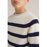 WE Fashion - Gebreide Trui - Regular Fit - Jongens - Met Streep