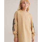 WE Fashion - Jurk - Lange Mouwen - Ronde Hals - Katoen en Polyester