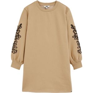 WE Fashion - Jurk - Lange Mouwen - Ronde Hals - Katoen en Polyester