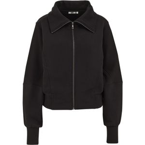 WE Fashion - Vest - Regular Fit - Lange Mouwen - Wijd Uitstaande Kraag - Ritssluiting