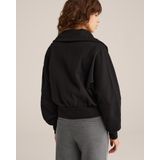 WE Fashion - Dames Vest - Zwart - Regular Fit - Katoen