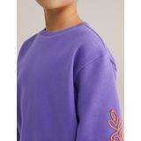 WE Fashion - Sweatshirt - Lila - Lange Mouw