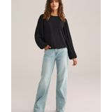 WE Fashion - Blouse - Met Plissémouwen - Regular Fit