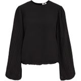 WE Fashion - Blouse - Met Plissémouwen - Regular Fit