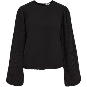 WE Fashion - Blouse - Met Plissémouwen - Regular Fit