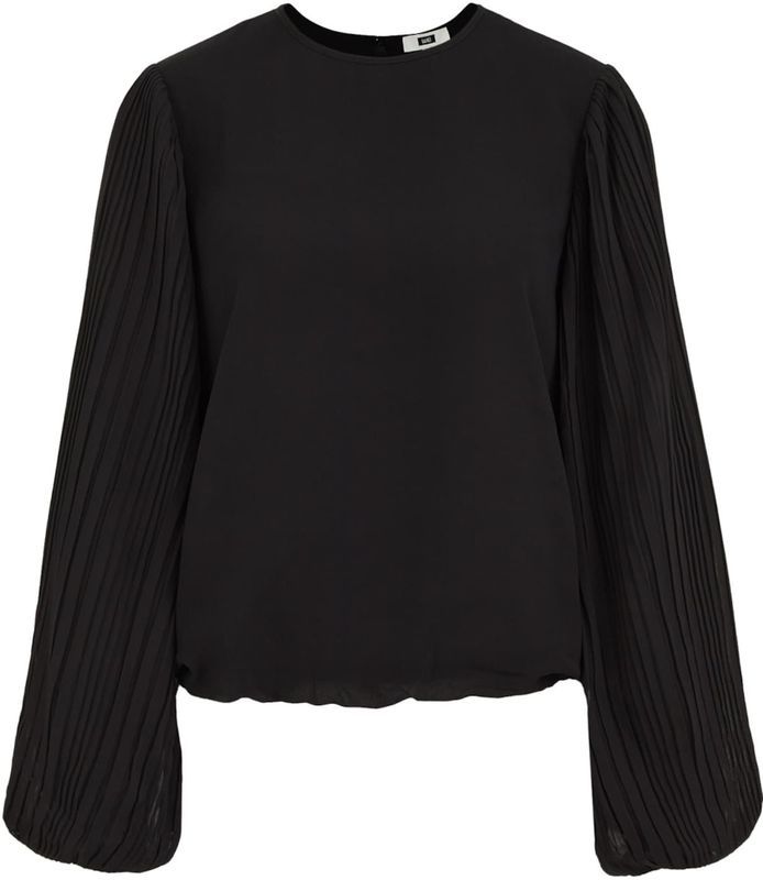 WE Fashion - Blouse - Met Plissémouwen - Regular Fit