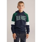 WE Fashion - Jongens Hoodie - Colourblock - Regular Fit