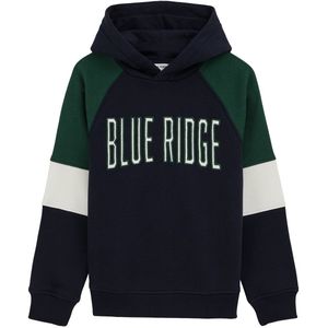 Blue Ridge - Jongens Hoodie - Marineblauw - Colourblock - Regular Fit