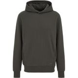 WE Fashion - Hoodie - Donkergroen - Rib Gebreid