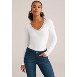 WE Fashion - Longsleeve - Wit