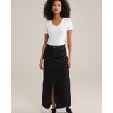 WE Fashion - T-shirt - Wit - Slim Fit - Korte Mouwen