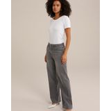 WE Fashion - Shirt - Wit - 2 Pack - Katoen - Slanke Pasvorm