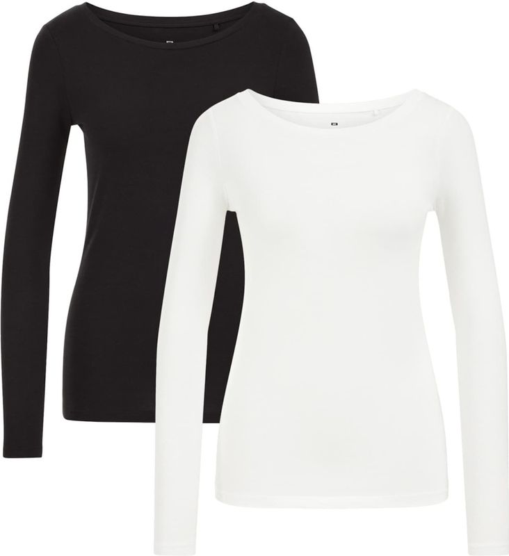 WE Fashion - T-shirt - Zwart