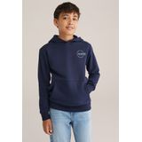 WE Fashion - Blue Ridge - Hoodie - Donkerblauw