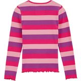 WE Fashion - Geribd T-shirt - Meisjes - Longsleeves