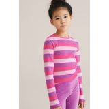 WE Fashion - Geribd T-shirt - Meisjes - Longsleeves