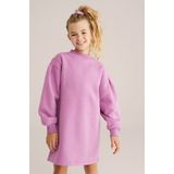 WE Fashion - Jurk - Jersey - Lange Mouwen - Borduursels