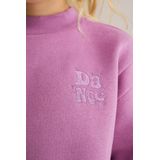 WE Fashion - Jurk - Jersey - Lange Mouwen - Borduursels