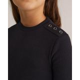 WE Fashion - Jerseyjurk - Slim Fit - Ronde Hals - Lange Mouwen - Ribstof