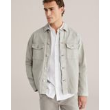 WE Fashion - Boxy Fit Overshirt - Denim - Heren