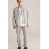 WE Fashion - Boxy Fit Overshirt - Denim - Heren