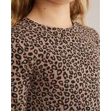 WE Fashion - Bodycon Jurk - Bruin/Zwart