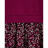 WE Fashion - Jurk - Katoen en Polyester - Korte Mouwen - Ronde Hals