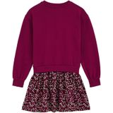 WE Fashion - Jurk - Katoen en Polyester - Korte Mouwen - Ronde Hals