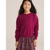 WE Fashion - Jurk - Katoen en Polyester - Korte Mouwen - Ronde Hals