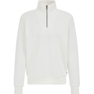 WE Fashion - Regular Fit - Trui met Rits - Wit