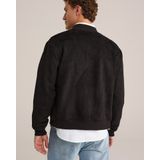 WE Fashion - Suede Bomberjack - Zwart - Jacks