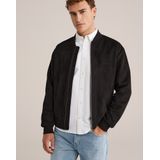 WE Fashion - Suede Bomberjack - Zwart - Jacks