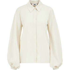 WE Fashion - Blouse 'Studio' - Natuurwit - Klassieke Blouse