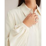 WE Fashion - Blouse 'Studio' - Natuurwit - Klassieke Blouse