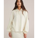 WE Fashion - Blouse 'Studio' - Natuurwit - Klassieke Blouse