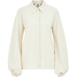 WE Fashion - Blouse 'Studio' - Natuurwit - Klassieke Blouse