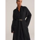 WE Fashion - Gebreid Vest - Zwart